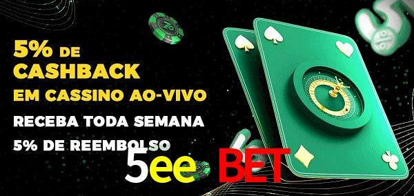 Promoções do cassino ao Vivo 5ee bet